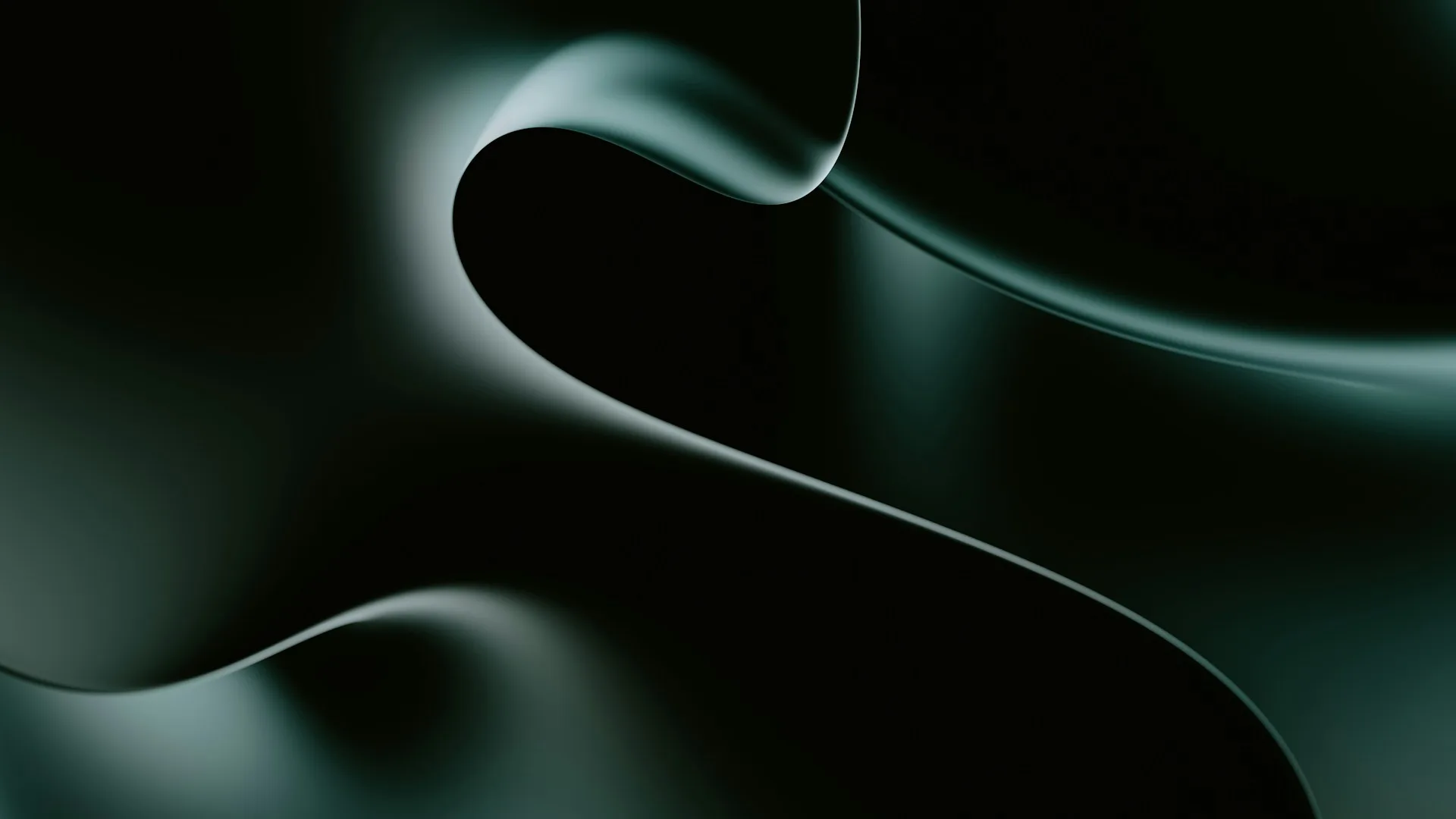 Abstract flowing wave pattern in dark tones, representing brain-wave stages